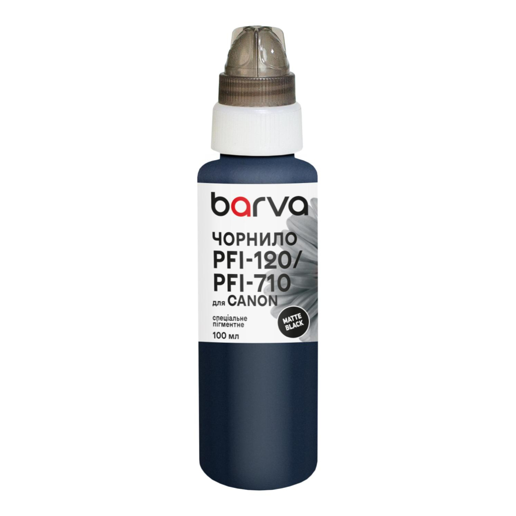 Чорнило Barva Canon PFI-120/PFI-710 100 мл, special, pigmented matte black (C120-893e)