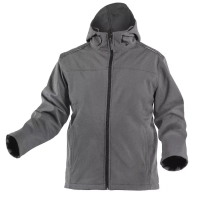 Куртка робоча Hoegert INN HT5K254-L з капюшоном SoftShell 94% поліестер/6% еластан графіт, L (52) (HT5K254-L)