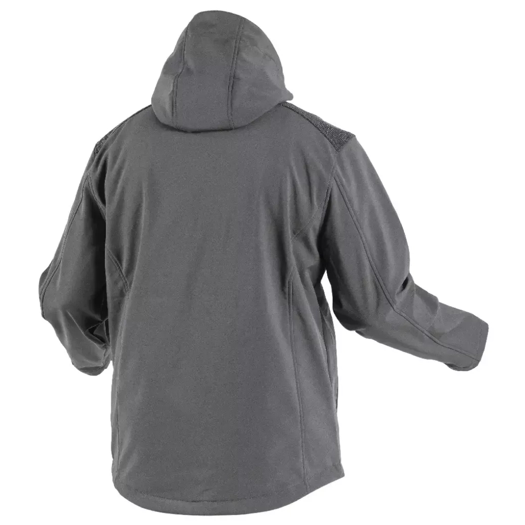 Куртка робоча Hoegert INN HT5K254-L з капюшоном SoftShell 94% поліестер/6% еластан графіт, L (52) (HT5K254-L)