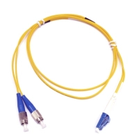Оптичний патчкорд FC/UPC-LC/UPC Singlemode Duplex 45м Sofetek (UPC-45FCLC(SM)D(FW))