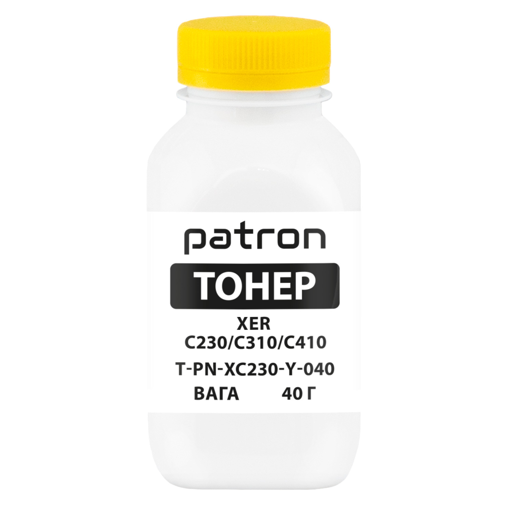 Тонер XER C230/C310/C410, 40 г, Yellow Patron (PN-XC230-Y-040)