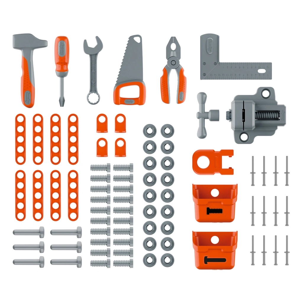 Ігровий набір Smoby Блек+Деккер. Майстерня 78 аксесуарів (7600360739)