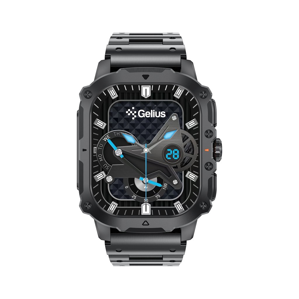Смарт-годинник Gelius Tactical Heavy (GP-SW016) Black Chrome (2099901019097) Смарт-годинник Gelius Tactical Heavy (GP-SW016) Black Chrome (2099901019097)