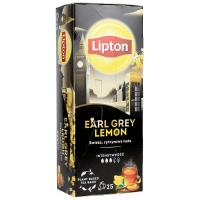 Lipton Earl Gray tea with the aroma of bergamot and lemon 25 bags (8720608016259)