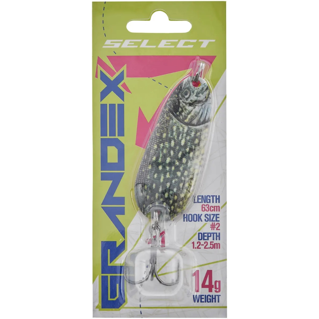 Блешня Select Grandex 20.0g 63mm S51 (1870.74.08) Блешня Select Grandex 20.0g 63mm S51 (1870.74.08)