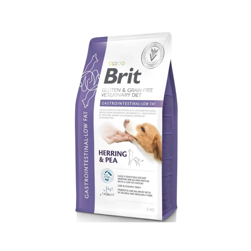 Сухий корм для собак Brit GF VetDiets Gastrointestinal-Low fat з оселедцем 2 кг (8595602559626) Сухий корм для собак Brit GF VetDiets Gastrointestinal-Low fat з оселедцем 2 кг (8595602559626)