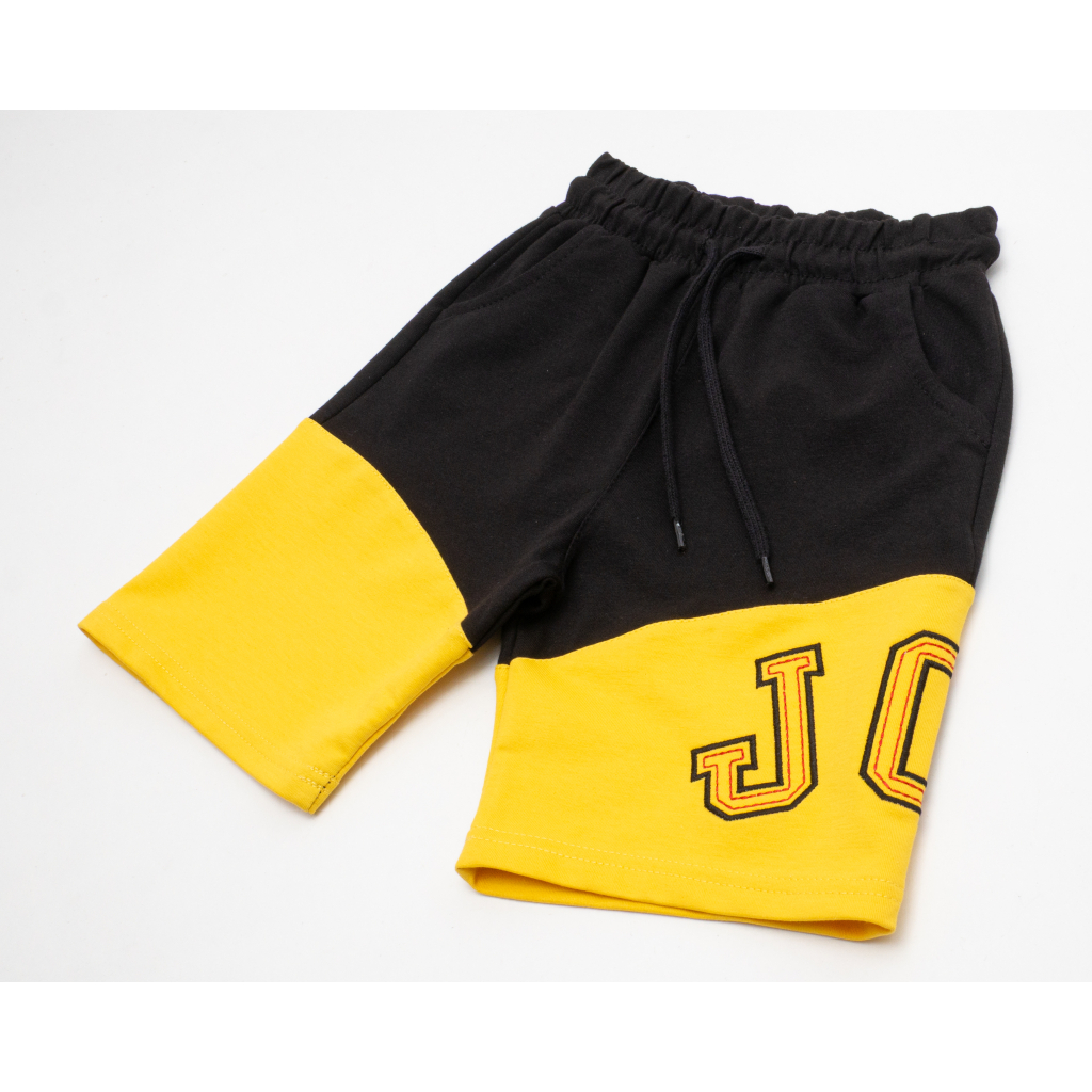 Шорти дитячі Joi трикотажні (Y-3013-116B-blackyellow) Шорти дитячі Joi трикотажні (Y-3013-116B-blackyellow)