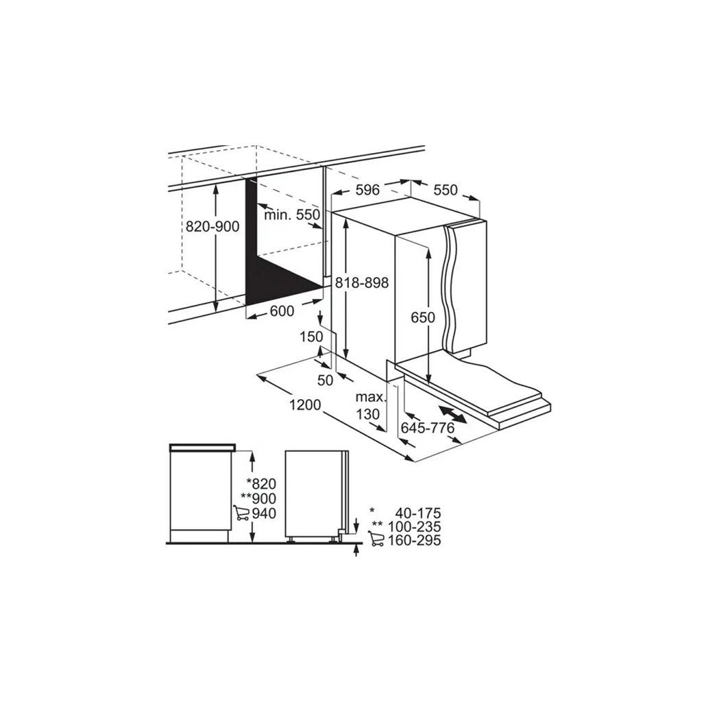 Посудомийна машина Electrolux E62LB200T Посудомийна машина Electrolux E62LB200T