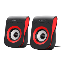 Speaker system Havit SK599 USB 6W Black/Red (6950676205978)