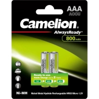 Акумулятор Camelion AAА 800mAh Ni-MH Always Ready HR03 BP2 (NH-АAA800АRBP2)