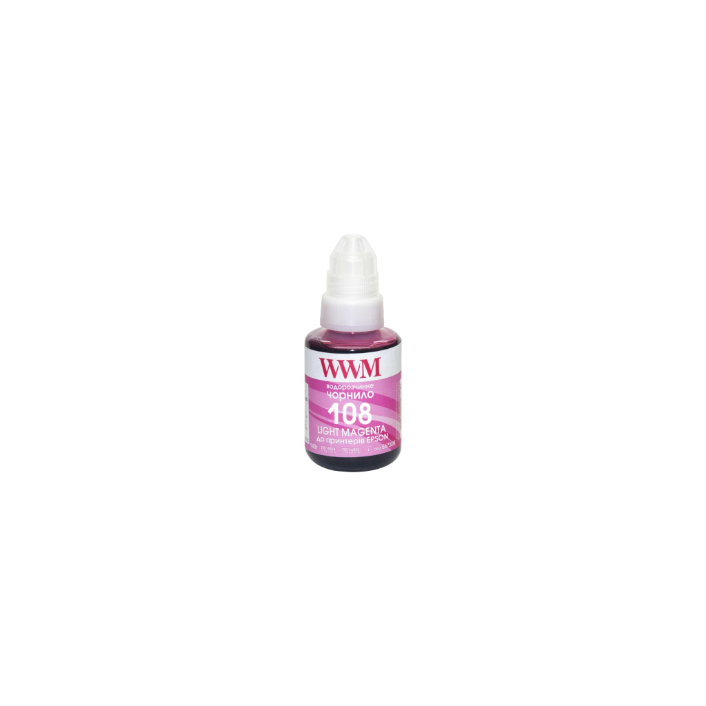 Чорнило WWM Epson L8050/L18050 140г Light Magenta KeyLock (E108LM)