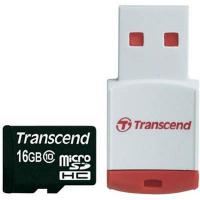 Карта пам'яті Transcend 16Gb microSDHC class 10 (TS16GUSDHC10-P3)