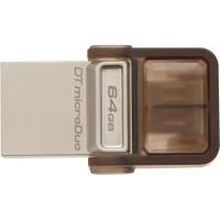 USB флеш накопичувач Kingston 64GB DT MicroDuo USB 2.0 (DTDUO/64GB)