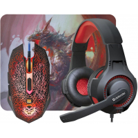 Мишка Defender DragonBorn MHP-003 kit mouse+mouse pad+headset (52003)