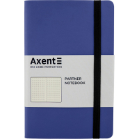 Книга записна Axent Partner Soft 125х195 мм в точку 96 аркушів Темно-синя (8312-02-A)