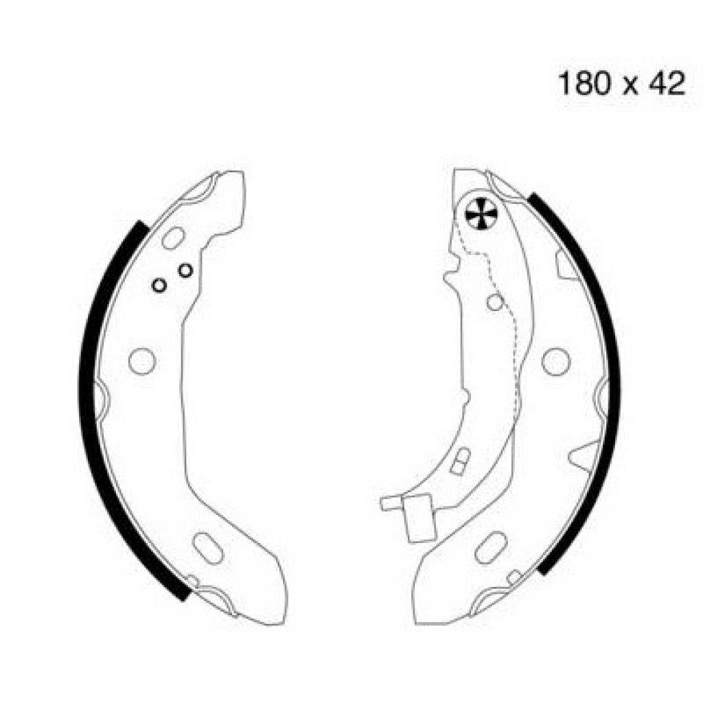 Гальмівні колодки Bosch 0 986 487 852 Гальмівні колодки Bosch 0 986 487 852