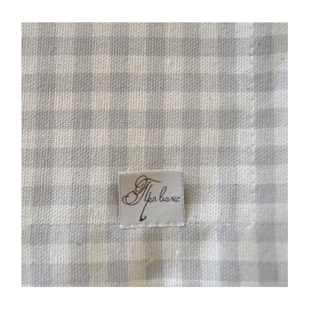 Серветка на стіл Прованс Bella 35х45 см Сіра клітина (13608) Серветка на стіл Прованс Bella 35х45 см Сіра клітина (13608)