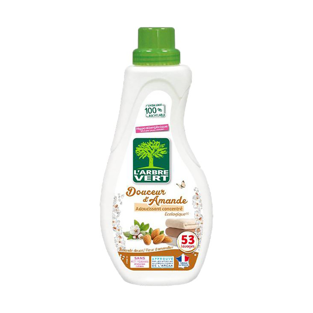 Кондиціонер для білизни L'Arbre Vert пом'якшувач Солодкий мигдаль 800 мл (3450601039652)