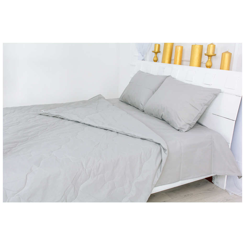 Ковдра MirSon вовняна Літня №2388 Light Gray 220x240 (2200003032611)