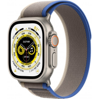 Смарт-годинник Apple Watch Ultra GPS + Cellular, 49mm Titanium Case with Blue/Gray Trail Loop -M/L (MQFV3UL/A)