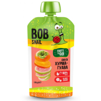 Baby puree Bob Snail Snail Bob Persimmon-guava 120 g (4820219343165)