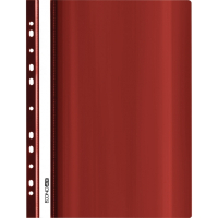Economix A4 quick-stitch folder with perforation, texture "gloss", burgundy (E31510-18)