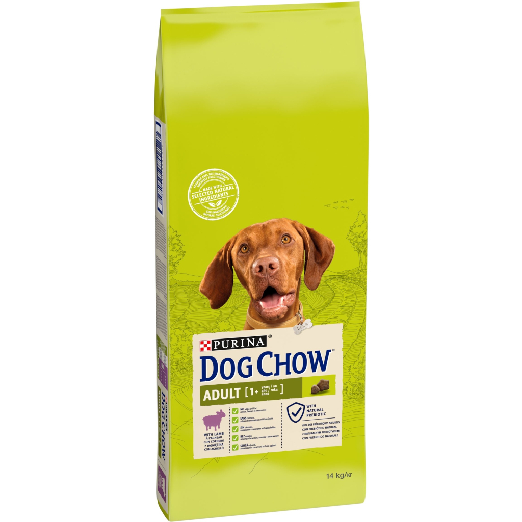 Сухий корм для собак Purina Dog Chow Adult Lamb зі смаком ягняти 14 кг (7613034487636)