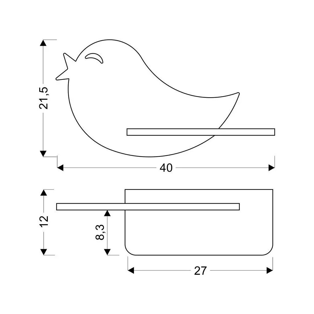 Світильник Candellux BIRD (21-85054) Світильник Candellux BIRD (21-85054)