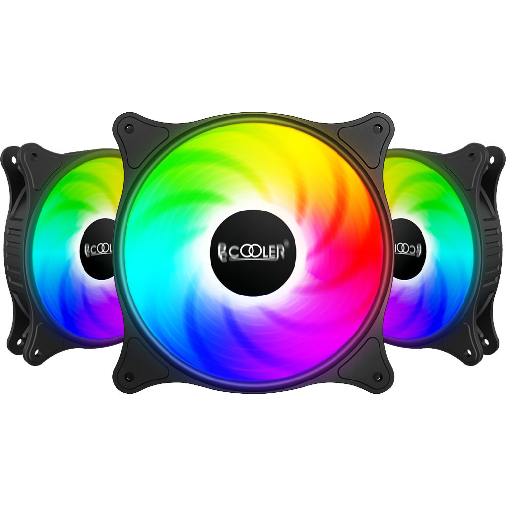 Кулер до корпусу PcCooler FX 120 ARGB BK 3in1