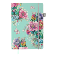 Notebook Buromax CHERIE A5 96 sheets dot, blue (BM.295305-14)