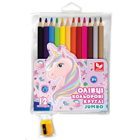 Colored pencils Schoolboy Jumbo Unicorn 12 colors (312221007-UA)