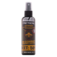Спрей від комах 2E Tactical Combat Protect 50 Pro Від комарів, кліщів та мошки 100 мл (2E-RPLNTDT50-100)
