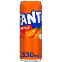 Напій Fanta Безалкогольний сильногазований соковмісний Апельсин 330 мл (5449000011527)