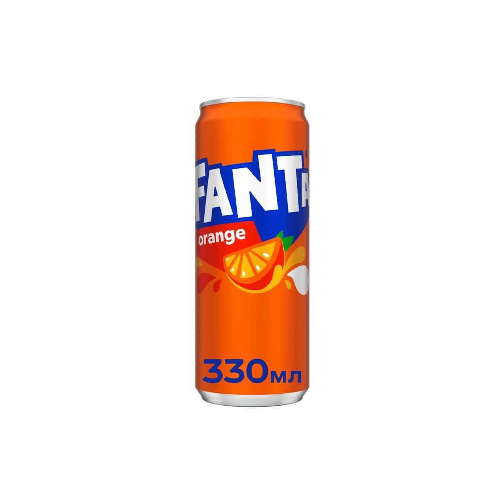 Напій Fanta Безалкогольний сильногазований соковмісний Апельсин 330 мл (5449000011527)