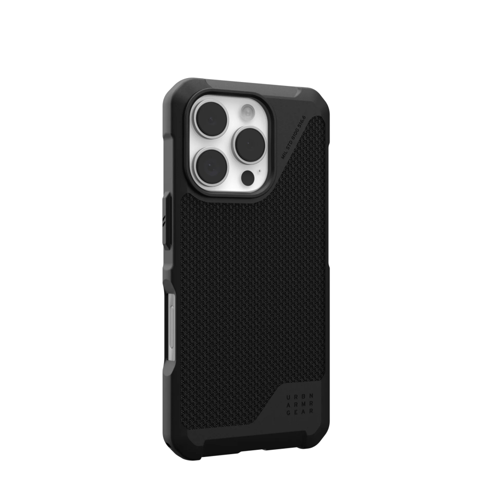 Чохол до мобільного телефона UAG iPhone 16 Pro Metropolis LT Magsafe Kevlar Black (114452113940) Чохол до мобільного телефона UAG iPhone 16 Pro Metropolis LT Magsafe Kevlar Black (114452113940)
