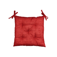 Chair cushion Provence CHENILLA Red 40x40 (034853)