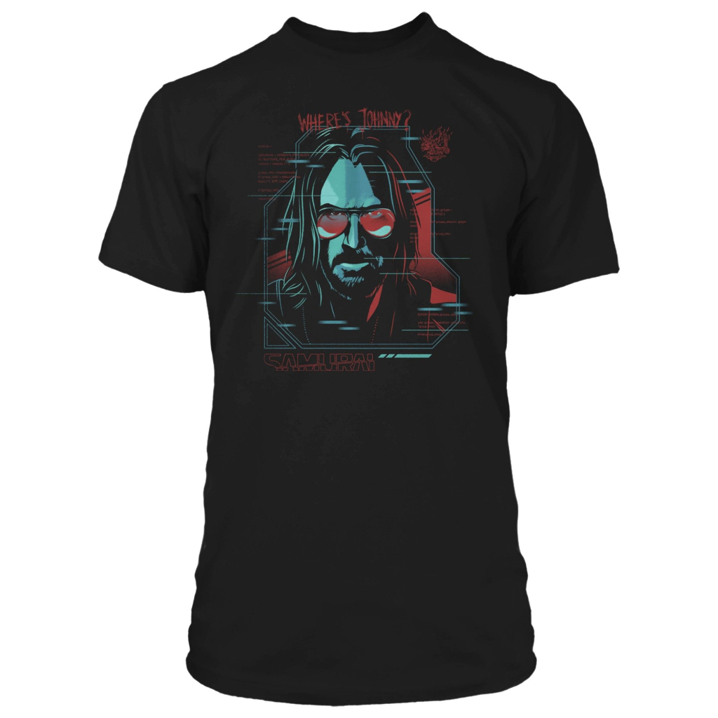 Футболка Jinx Cyberpunk 2077 - Digital Ghost Tee Black, S (JINX-10791S)