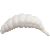 Fishing silicone FishUP Ozi 1.2" 009 - White, cheese taste (10pcs/pack) (1864.14.02)