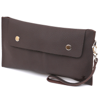 Cosmetic case Shvigel Leather matte travel Brown (16418)
