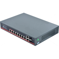 Комутатор мережевий FoxGate S5808GP-G2S2-AI (120W)