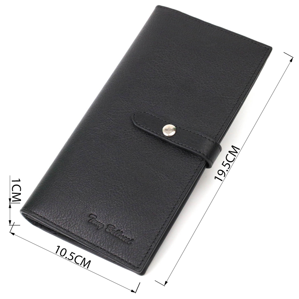 Портмоне Tony Bellucci З натуральної шкіри Чорний (22036)