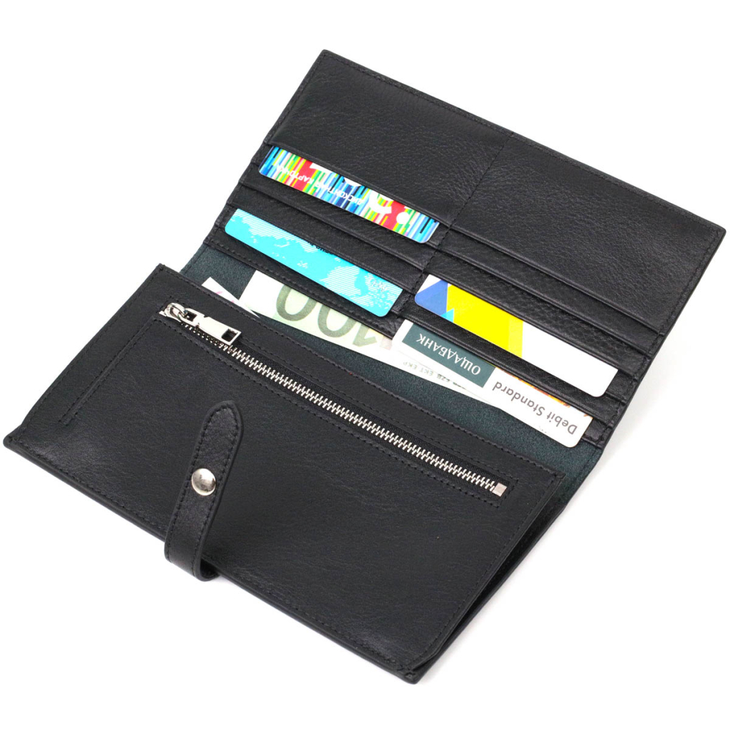 Портмоне Tony Bellucci З натуральної шкіри Чорний (22036)