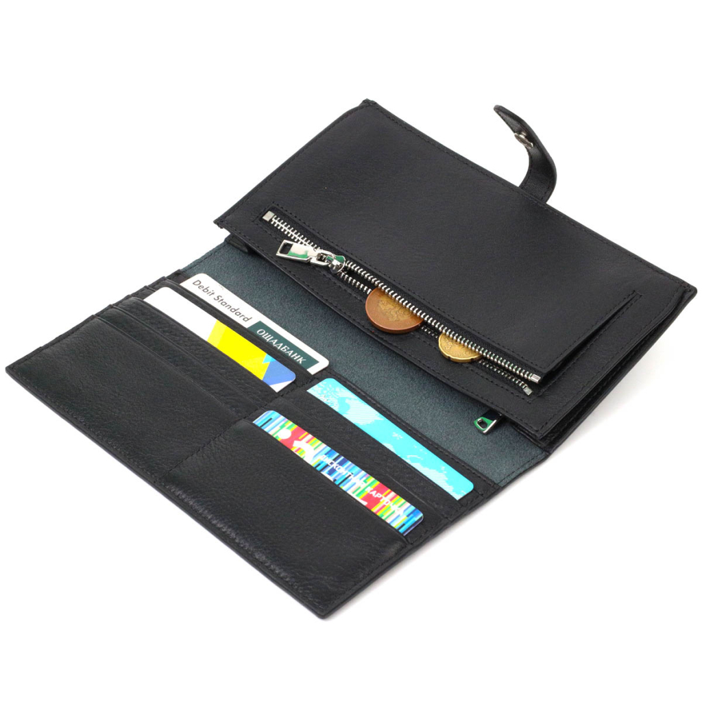 Портмоне Tony Bellucci З натуральної шкіри Чорний (22036)