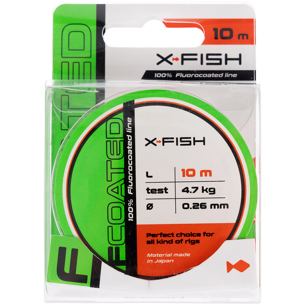 Флюорокарбон X-Fish FCoated 10m 0.26mm 4.7kg (1917.01.26)