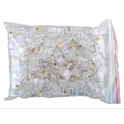 Конектор RJ45 cat.6 UTP 8P8C, 100шт/пак Kingda (KD-PG8016-C6/100)