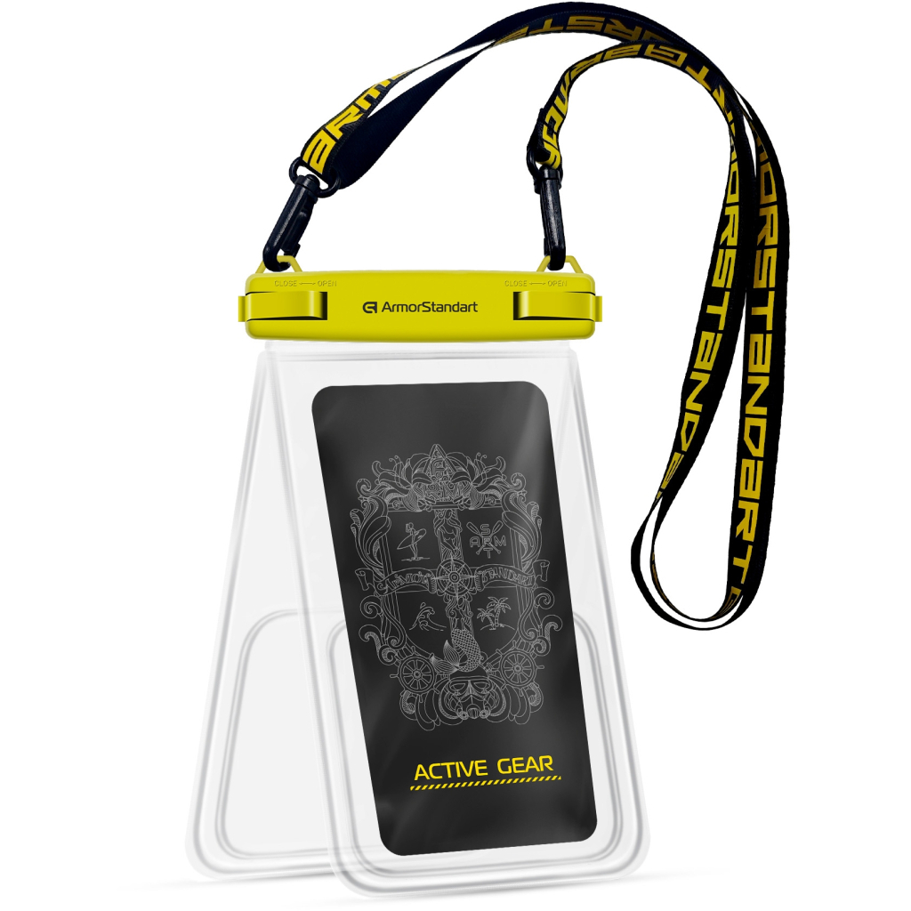 Чохол до мобільного телефона Armorstandart Waterproof Сapsule Double Pockets Yellow (ARM84416) Чохол до мобільного телефона Armorstandart Waterproof Сapsule Double Pockets Yellow (ARM84416)