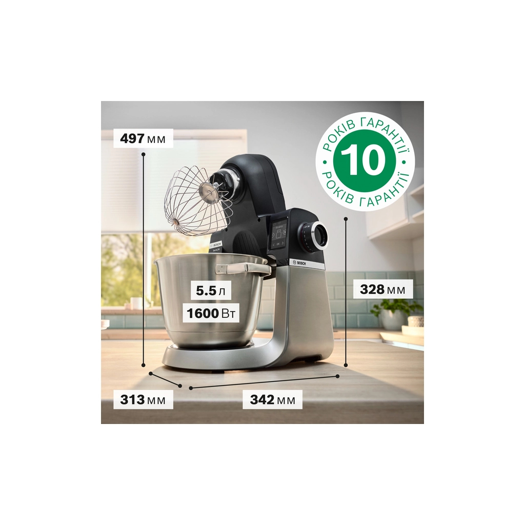 Кухонний комбайн Bosch MUMS6ZS34 Кухонний комбайн Bosch MUMS6ZS34