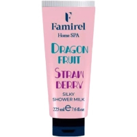 Famirel shower gel Pitahaya silk milk and strawberry 225 ml (7290114086004)