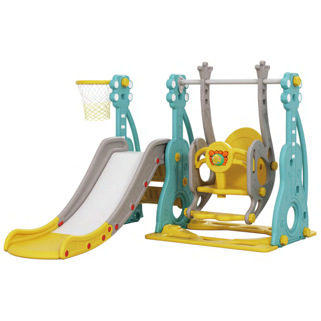 Ігровий майданчик Mealux Ariel (KD-B252 Yellow / Blue / Grey)