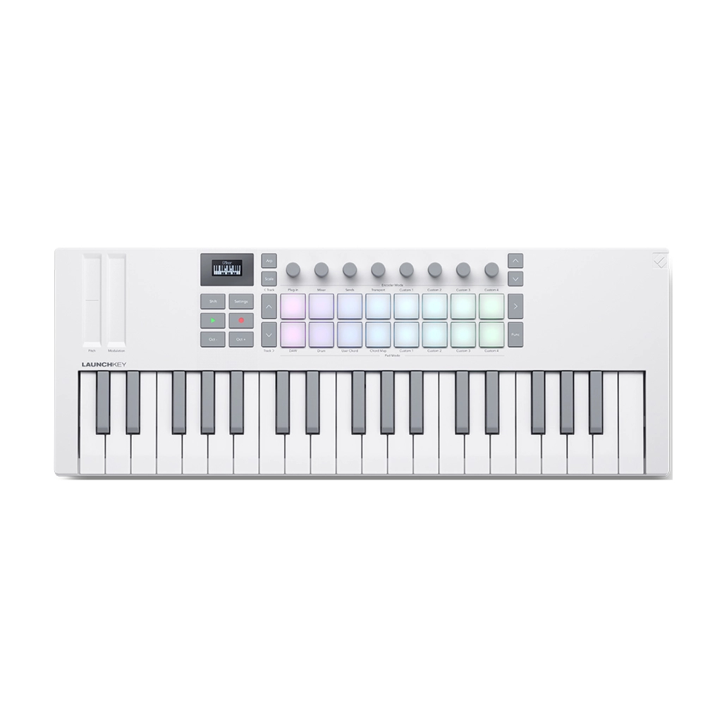 MIDI-клавіатура Novation Launchkey Mini 37 MK4 White Edition (301234)